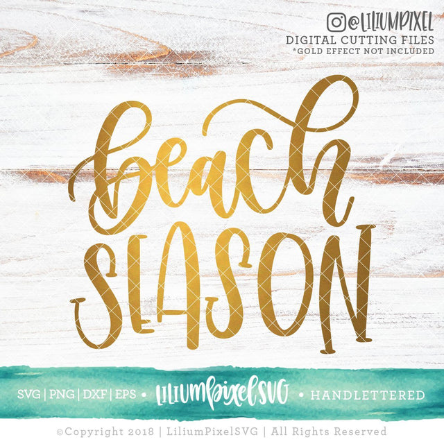Beach Season SVG Lilium Pixel SVG 