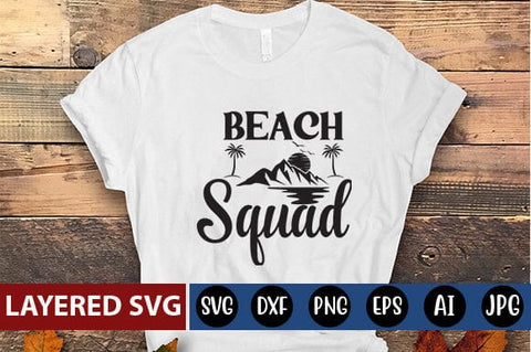 Beach Squad Svg Cut File SVG Blessedprint 