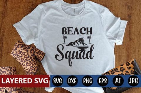 Beach Squad Svg Cut File SVG Blessedprint 