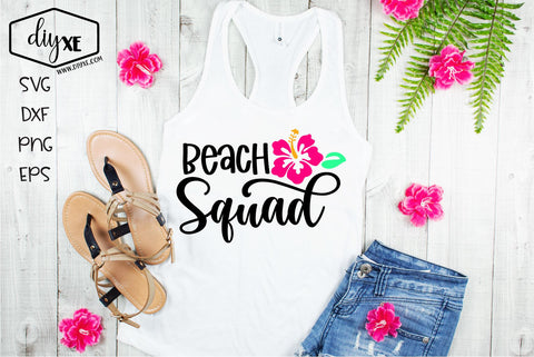 Beach Squad SVG DIYxe Designs 