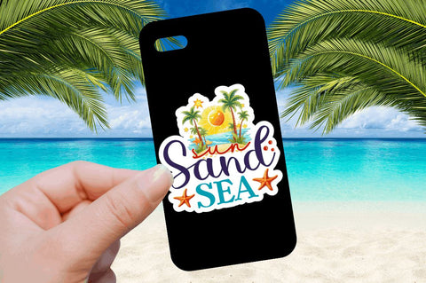 Beach Sticker Bundle Sublimation Regulrcrative 