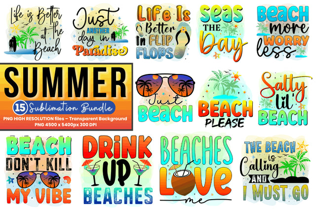 Beach Sublimation Bundle Sublimation Regulrcrative 