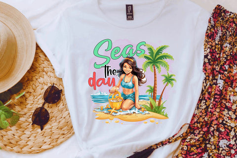 Beach sublimation Bundle, Summer sublimation Bundle Sublimation Regulrcrative 