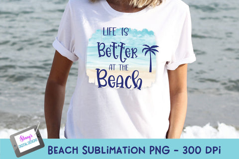 Beach Sublimation Bundle | Summer Sublimation Designs Sublimation Stacy's Digital Designs 