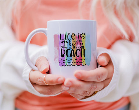 Beach Sublimation Designs Bundle, 6 Designs, Beach PNG Files For Sublimation, Beach Vibes PNG, Life Is Better At The Beach PNG, Beach More Worry Less PNG Sublimation HappyDesignStudio 