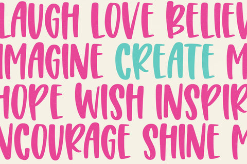 Beach Sunrise - Fun Handwritten Font Font KA Designs 