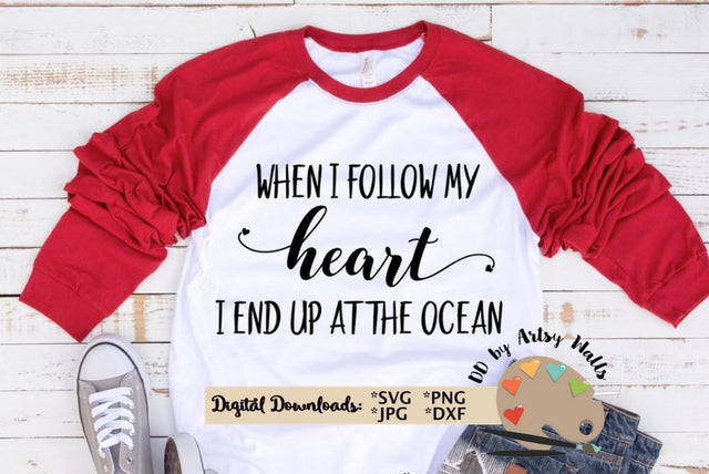 Beach svg - Beach lover svg File for Ocean t-shirt - Ocean cup decal - Beach quote svg dxf SVG The Artsy Spot 