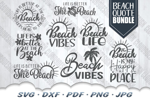 Beach SVG Bundle | Beach Quote SVG SVG Cloud9Design 