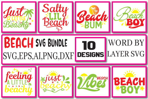 Beach SVG Bundle Design Vol. 2 SVG Craftlabsvg24 