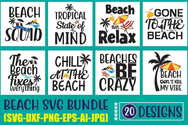 Summer State Of Mind SVG Cut File - So Fontsy