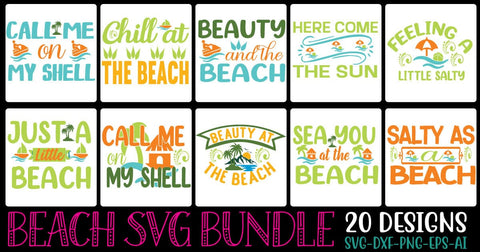 Beach SVG Bundle SVG Cut File SVG Studio Innate 