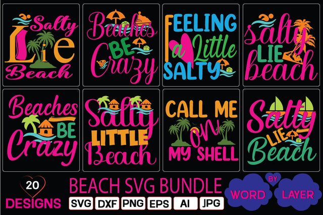 BEACH SVG BUNDLE SVG Cut File SVG Studio Innate 