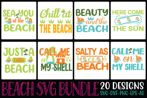 Beach SVG Bundle SVG Cut File SVG Studio Innate 