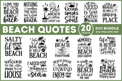 Beach SVG Bundle SVG Regulrcrative 