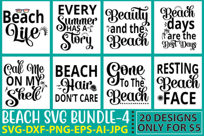 Beach Svg Bundle SVG Syaman 
