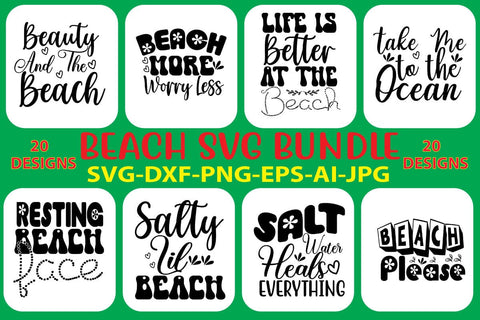 Beach SVG Bundle SVG Syaman 