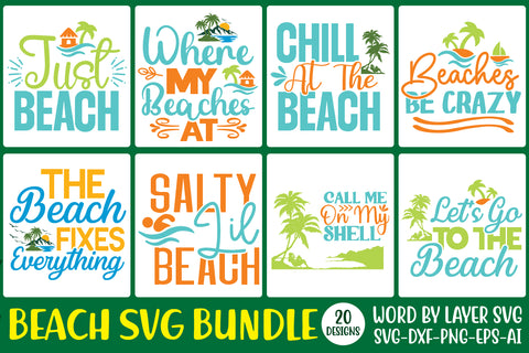 Beach SVG Bundle,SVG , summer svg, summer design, 20 svg design SVG Rafiqul20606 