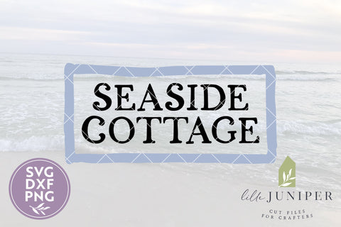 Beach SVG | Seaside Cottage SVG | Wood Sign SVG LilleJuniper 
