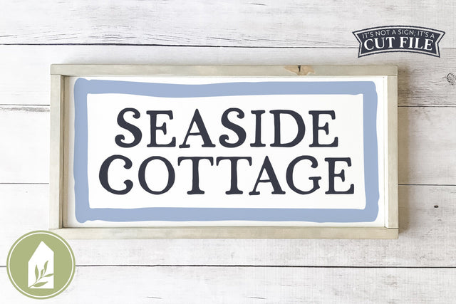 Beach SVG | Seaside Cottage SVG | Wood Sign SVG LilleJuniper 