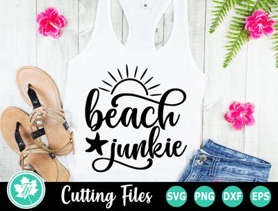 Beach SVG | Summer SVG | Beach Junkie SVG SVG TrueNorthImagesCA 