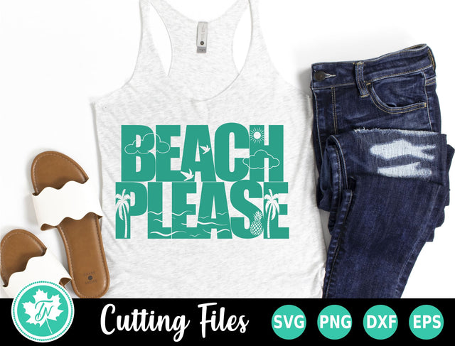Beach SVG | Summer SVG | Beach Please SVG SVG TrueNorthImagesCA 