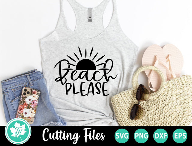 Beach SVG | Summer SVG | Beach Please SVG TrueNorthImagesCA 