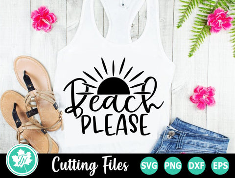 Beach SVG | Summer SVG | Beach Please SVG TrueNorthImagesCA 