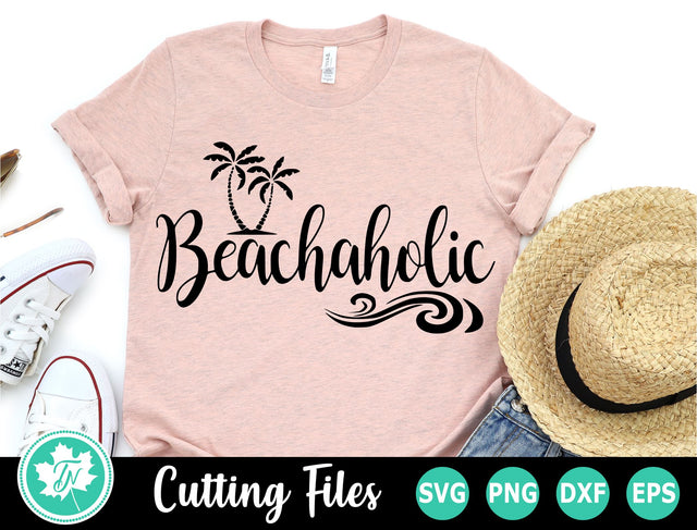 Beach SVG | Summer SVG | Beachaholic SVG SVG TrueNorthImagesCA 