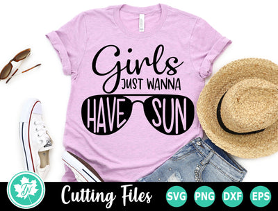 Beach SVG | Summer SVG | Girls Just Wanna Have Sun SVG TrueNorthImagesCA 