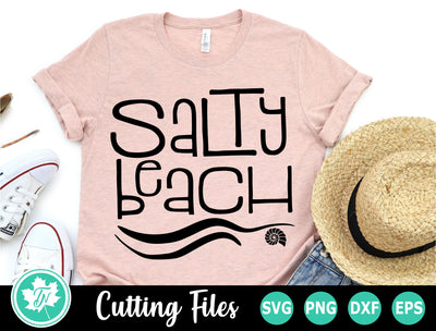 Beach SVG | Summer SVG | Salty Beach SVG SVG TrueNorthImagesCA 