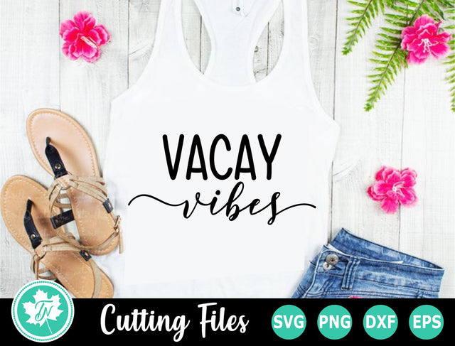Beach SVG | Summer SVG | Vacay Vibes SVG SVG TrueNorthImagesCA 