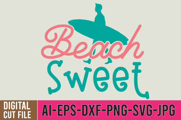 Beach Sweet SVG Design SVG BlackCatsMedia 