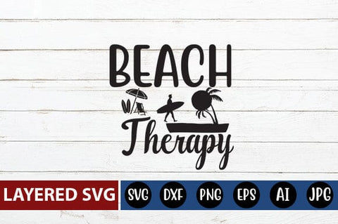 Beach Therapy Svg Cut File SVG Blessedprint 