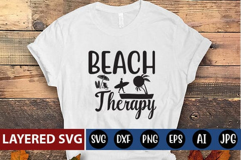 Beach Therapy Svg Cut File SVG Blessedprint 