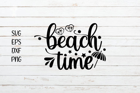 Beach time svg cut file, Summer svg cut file SVG SmmrDesign 