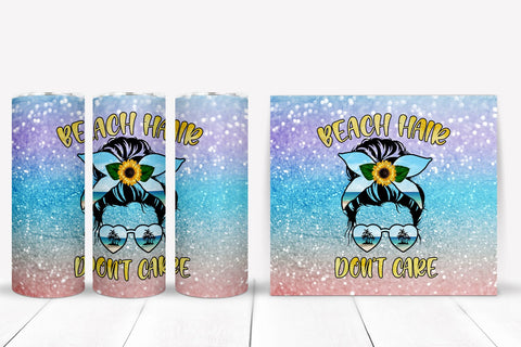 Beach Tumbler Sublimation I 20 Oz Summer Tumbler Wrap PNG Sublimation Happy Printables Club 