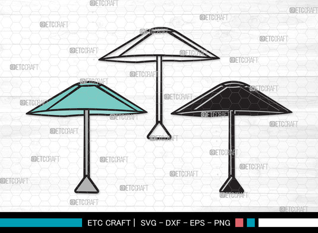 Beach Umbrella SVG | Beach Umbrella Svg | Beach Svg | Summer Svg | Beach Umbrella Clipart SVG ETC Craft 