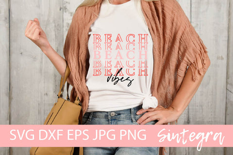 Beach Vibes Cut File SVG Free For Commercial Use SVG Sintegra 