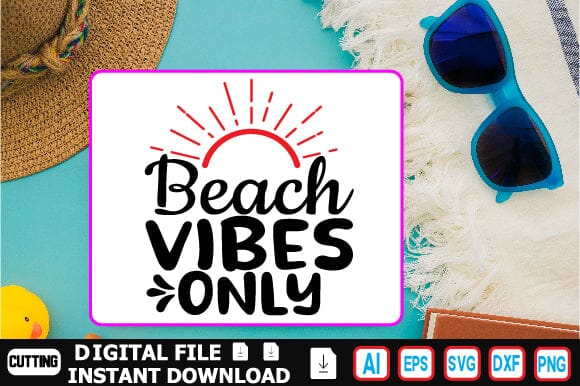 Beach Vibes Only SVG Craftlabsvg24 