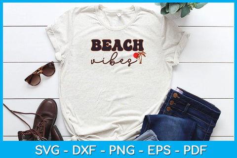 Beach Vibes PNG Summer Sublimation Printable File Sublimation Creativedesigntee 