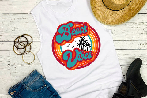 Beach Vibes Sublimation Sublimation Happy Printables Club 