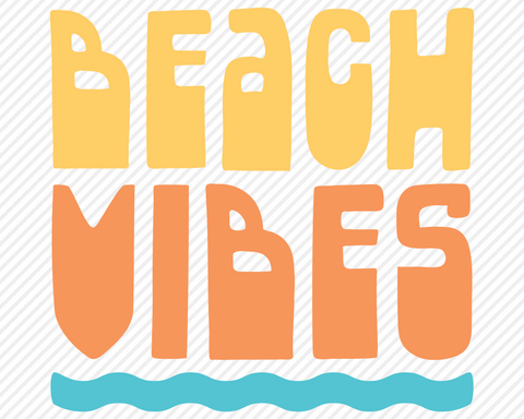 Beach Vibes | Summer SVG SVG Texas Southern Cuts 