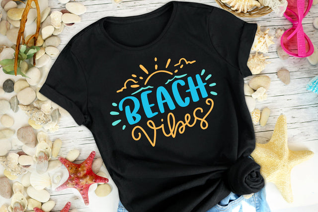 Beach Vibes SVG Quote | Summer Beach SVG Cut File SVG dapiyupi store 