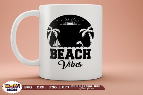 Beach vibes svg, Summer svg, Beach svg, Png, Dxf SVG Wowsvgstudio 