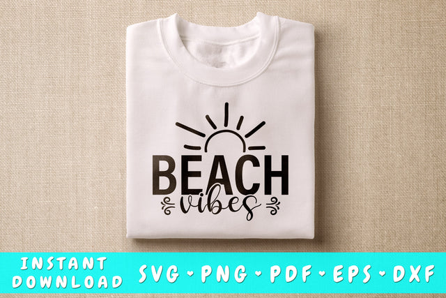 Beach Vibes SVG SVG HappyDesignStudio 