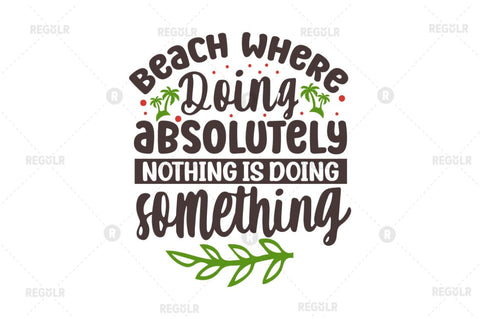 Beach where doing SVG SVG Regulrcrative 