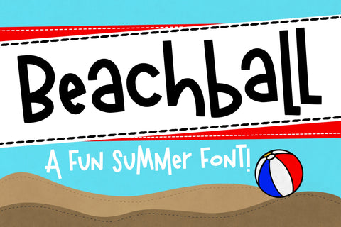 Beachball Font Kitaleigh 