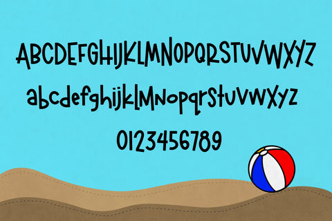 Beachball Font Kitaleigh 