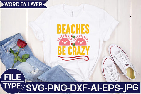 Beaches Be Crazy SVG Cut File SVG Studio Innate 