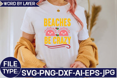 Beaches Be Crazy SVG Cut File SVG Studio Innate 